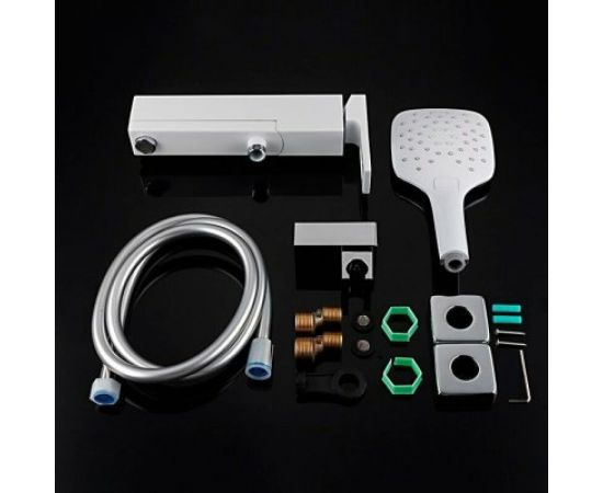 Смеситель для ванны Gappo G3217-8 белый, хром 544089 – изображение 7