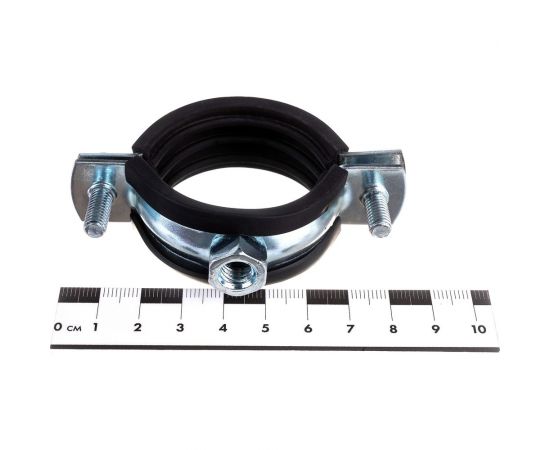 Трубный хомут Nord-Yada 1 1/4"", 38-43 мм, из оцинкованной стали, с гайкой М8 904247 – изображение 9