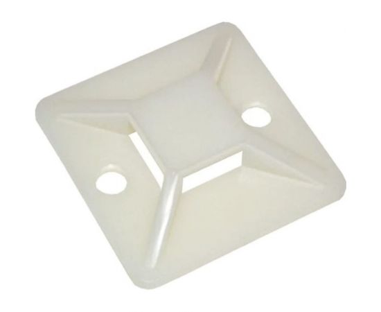 Нейлоновые площадки Grisard Electric 25x25 мм, белые, 100 шт./уп. GRE-010-1002 