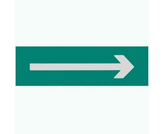 Сменная надпись Wolta "Стрелка вправо" на зеленом фоне Е02-01П-Т 