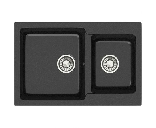 Кухонная мойка GLANZ цвет: чёрный J-191-32 