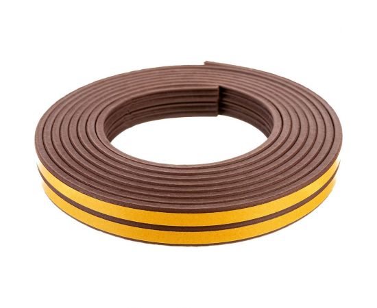 Самоклеящийся уплотнитель Sila E-профиль, 6 м, коричневый В6 SILAEВ6 