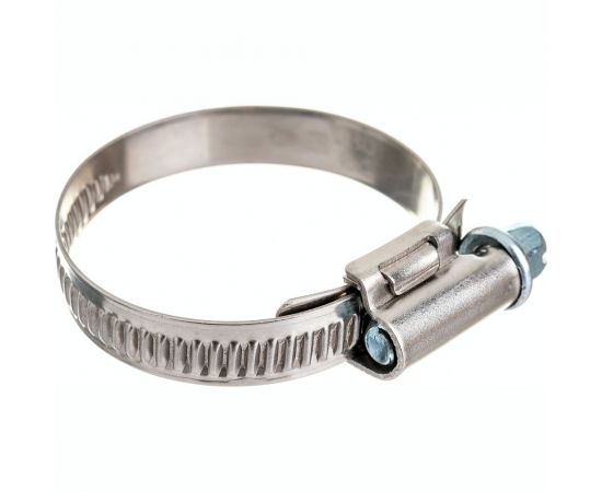 Червячные хомуты AutoFix 25-40/9мм W2 улучшенный замок, 50 шт. NWC-9 25-40 – изображение 2