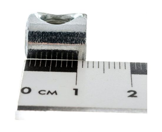 Бочонок М6 для винтовой стяжки для ДСП Element 16мм белый цинк 24 шт 553080 – изображение 2