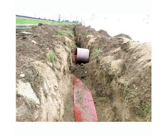 Защитно-сигнальная лента Протэкт 250ммх50мх3.5мм, Красная ЛЗС-250 – изображение 2