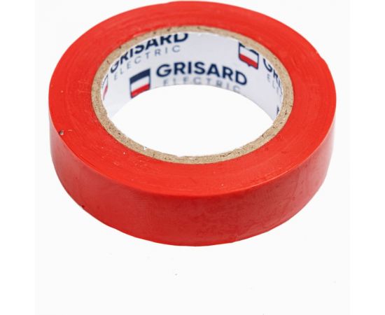 Универсальная изолента Grisard Electric 0,15x15 мм, красная, 10 м. 10 шт. GRE-013-002 GRE-013-0021 – изображение 3