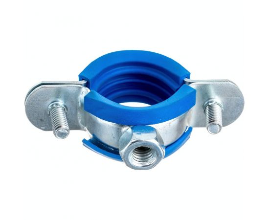 Металлический сантехнический хомут для труб 32 Blue Ocean шуруп и дюбель в компл. PPRF/MSHTS 32 – изображение 3