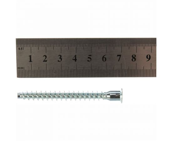 Шурупная стяжка Element 7x70 HEX белый цинк 40 шт 084240 – изображение 3