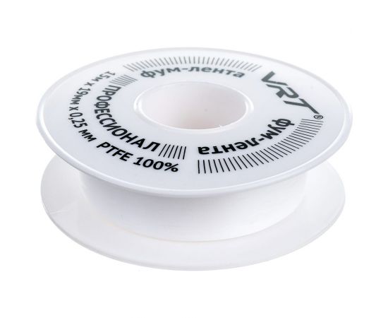 ФУМ лента для воды VRT 19 мм х 0,25 мм х 15 м 530754 – изображение 3
