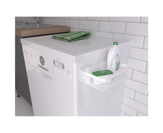 Кухонный органайзер EMBODIMENT настенный, монтаж без сверления, белый EMB-KO-W-W – изображение 4