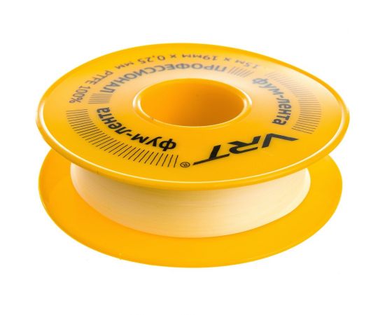 ФУМ лента для газа VRT 19 мм х 0,25 мм х 15 м 530756 – изображение 4
