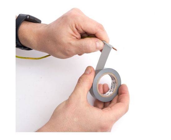 Изоляционная лента STEKKER intp01319-10 0,13x19 10 м, серебро 39908 – изображение 6