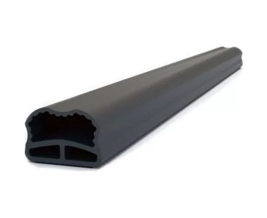 Контурный уплотнитель на клеевой основе для стальных дверей DEVENTER тэп, 3 хлыста длиной 2180 мм, черный S7919AS/MP 