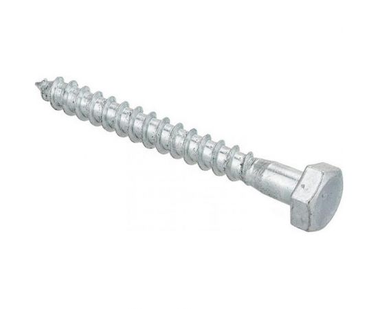Сантехнический болт Стройбат оцинкованный DIN 571 10х100 15 шт 555 