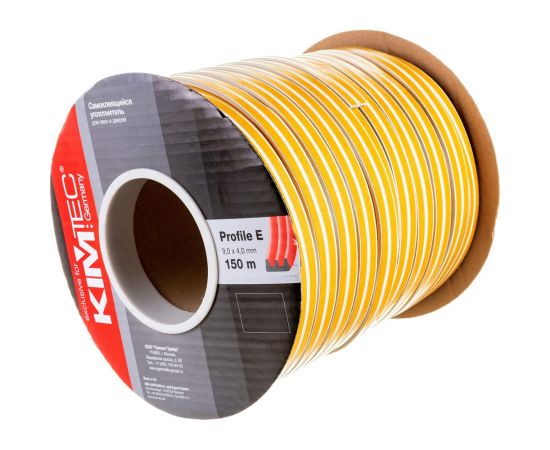 Уплотнитель KIM TEC E-150 белый 4х9 мм 585935 