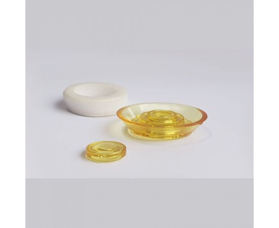 Универсальная термошайба ЭНТЕН D38, комплект с прокладкой, желтая, уф-защита, 25 шт. 061 