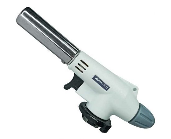 Газовая горелка vertextools "БЕЛАЯ КЕРАМИКА" с пьезорозжигом 0836 