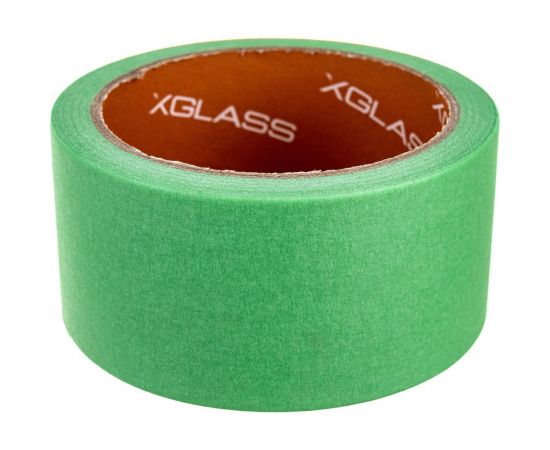 Малярная клейкая лента для наружных работ X-Glass УФ-стойкая, 100С, зелёная, 50 мм, 25 м, крепированная УТ0008124 – изображение 3