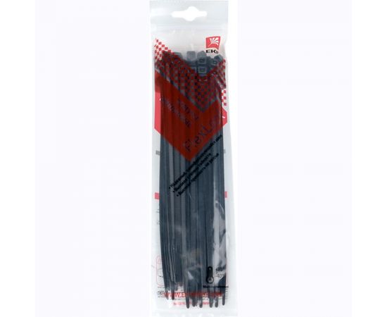 Стандартный хомут EKF P6.6 ч, 4.8x200 50 шт. FlexLock PROxima plc-fl-ctsb-4.8x200-r – изображение 4