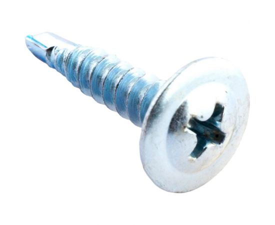 Саморезы Стройбат для тонких пластин с буром оцинкованные 4.2x16 мм 1400 шт. 203660 