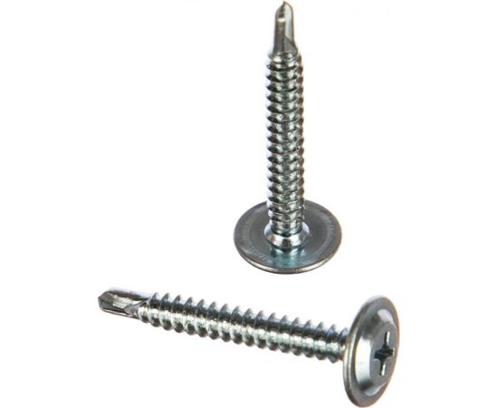 Саморез для металла с прессшайбой ЦКИ 4.2х32 сверлоконечный Ц ПРОФИ 250 шт. 48776 