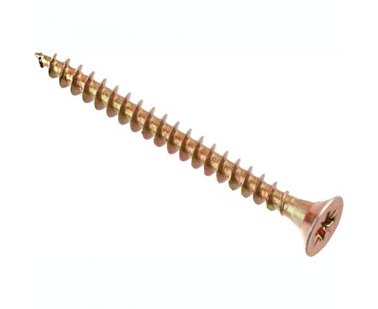 Универсальные саморезы Стройбат 4,0x45 желтый цинк 200 шт 076051 