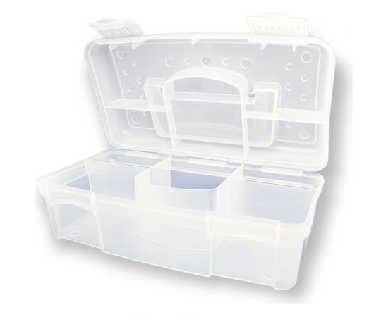 Ящик для крепежа JETTOOLS прозрачный, 9"", 234x125x80 мм JT550424 