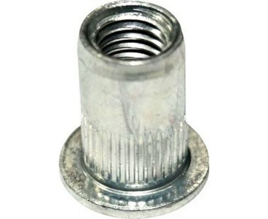 Заклепка-гайка ЦКИ М3, плоск., рифл., Ст. Ц, уп. 50 шт. 64510 