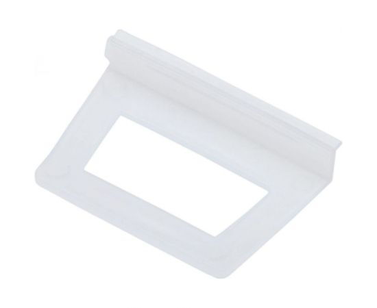 Ручка москитной сетки СКОБЯНОЙ пластик, белая, 2 шт. 002544 