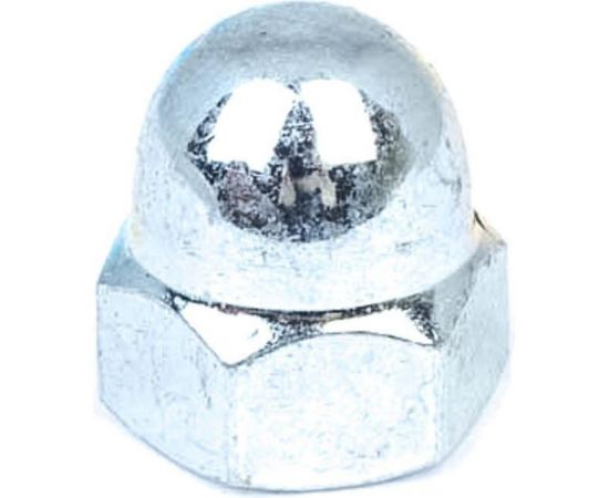 Колпачковая гайка Стройбат DIN1587 М10 белый цинк 307700 