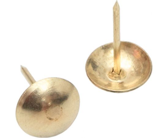 Декоративные гвозди СКОБЯНОЙ 50 г, золото 007409 