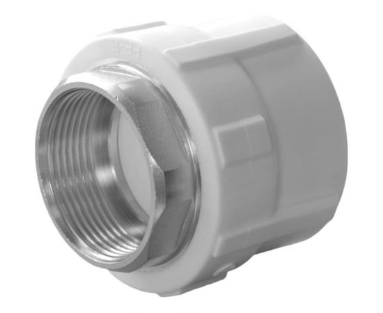 Комбинированная муфта Политэк внутренняя резьба ПП 50x1 1/2 9100050112 