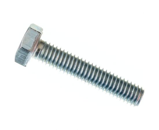 Болт Стройметиз М6х30 DIN 933, класс прочности 5.8, цинк уп. 5 шт 3011241 