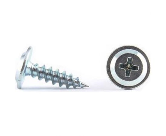 Саморез для металла с прессшайбой ЦКИ 4.2х13 остроконечный Ц профи 1000 шт. 48787 