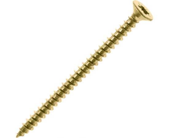 Универсальные саморезы Стройбат желтые 4.5х45 200 шт. 2641139 / 076141 – изображение 2