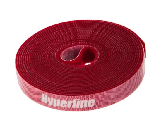 Лента (липучка) в рулоне Hyperline WASNR-5x16-RD ширина 16 мм, длина 5 м, красная 401660 – изображение 2