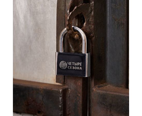Навесной замок ЧЕТЫРЕ СЕЗОНА Сталь 70 мм 79-0037 – изображение 2