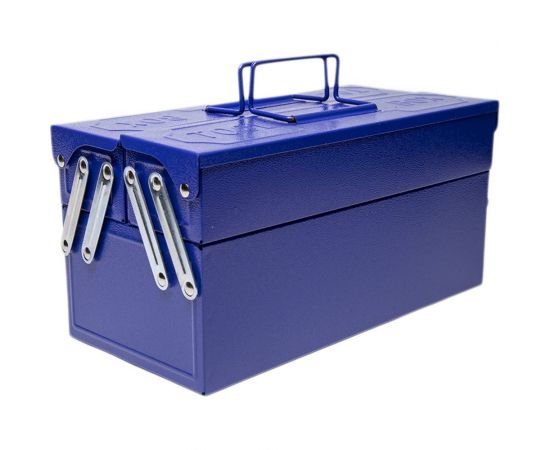 Металлический ящик для инструментов BIST 3-х секционный, 330x160x160 мм BWD1328 – изображение 2