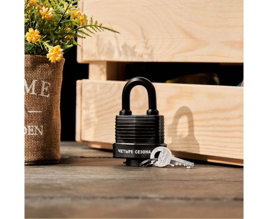 Навесной замок ЧЕТЫРЕ СЕЗОНА ВЗ-40 79-0114 – изображение 2