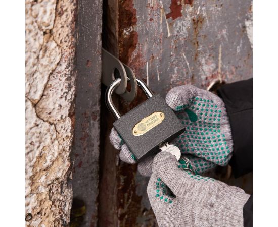 Навесной замок ЧЕТЫРЕ СЕЗОНА Чугун 60 мм 79-0006 – изображение 3