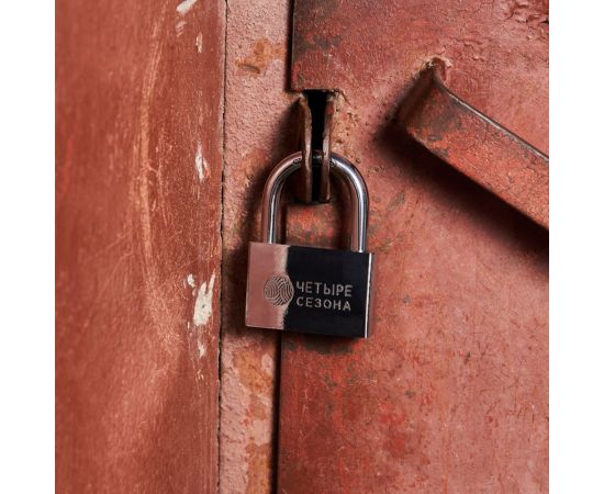 Навесной замок ЧЕТЫРЕ СЕЗОНА Сталь 70 мм 79-0037 – изображение 4