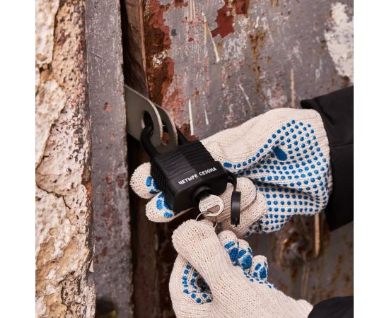 Навесной замок ЧЕТЫРЕ СЕЗОНА ВЗ-40 79-0114 – изображение 4