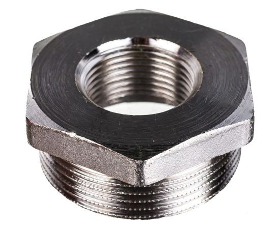 Никелированная футорка STOUT 1 1/2X3/4 SFT-0029-011234 – изображение 4