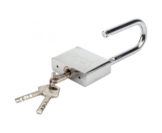 Навесной замок ЧЕТЫРЕ СЕЗОНА серия Сталь, 60 мм, длинная дужка 79-0046 – изображение 5