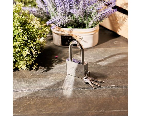 Навесной замок ЧЕТЫРЕ СЕЗОНА серия Сталь, 60 мм, длинная дужка 79-0046 – изображение 7
