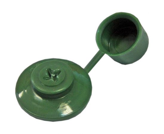 Шляпка для шиферного гвоздя Стройбат зеленый 100 шт 099470 