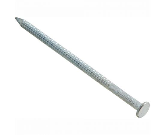 Ершеные гвозди Стройбат 70 мм белый цинк 0,4 кг 114441 