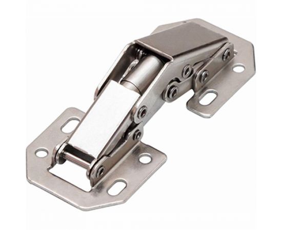 Мебельная петля СКОБЯНОЙ быстр. монт., 80 мм, 2 шт. 002401 