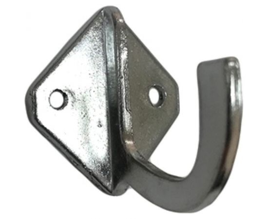 1-рожковый крючок СКОБЯНОЙ мод. 58, хром 008006 