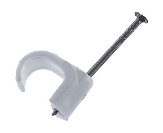 Скоба для электрокабеля Стройбат 6 плоская 50 шт 014891 